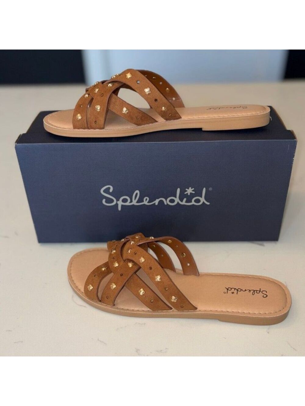 NWT Splendid Simon Studded Sandal, Size 8